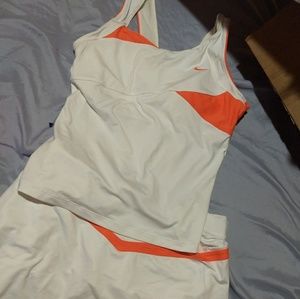 Nike Dri Fit Tennis Skirt w/matching tank